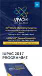 Mobile Screenshot of iupac2017.org
